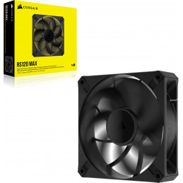 Corsair RS120 MAX Tietokonekotelo Tuuletin 12 cm musta 1 kpl