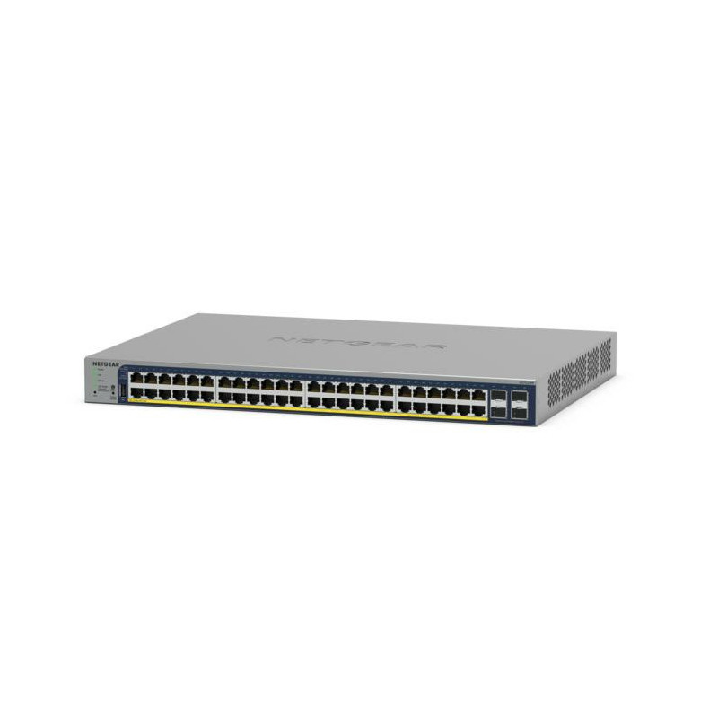 NETGEAR GS728TP Hallittu L2 L3 L4 Gigabit Ethernet (10 100 1000) Power over Ethernet -tuki Harmaa