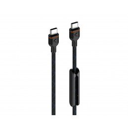 Unisynk USB-C-USB-C Cable Black 2m USB-kaapeli