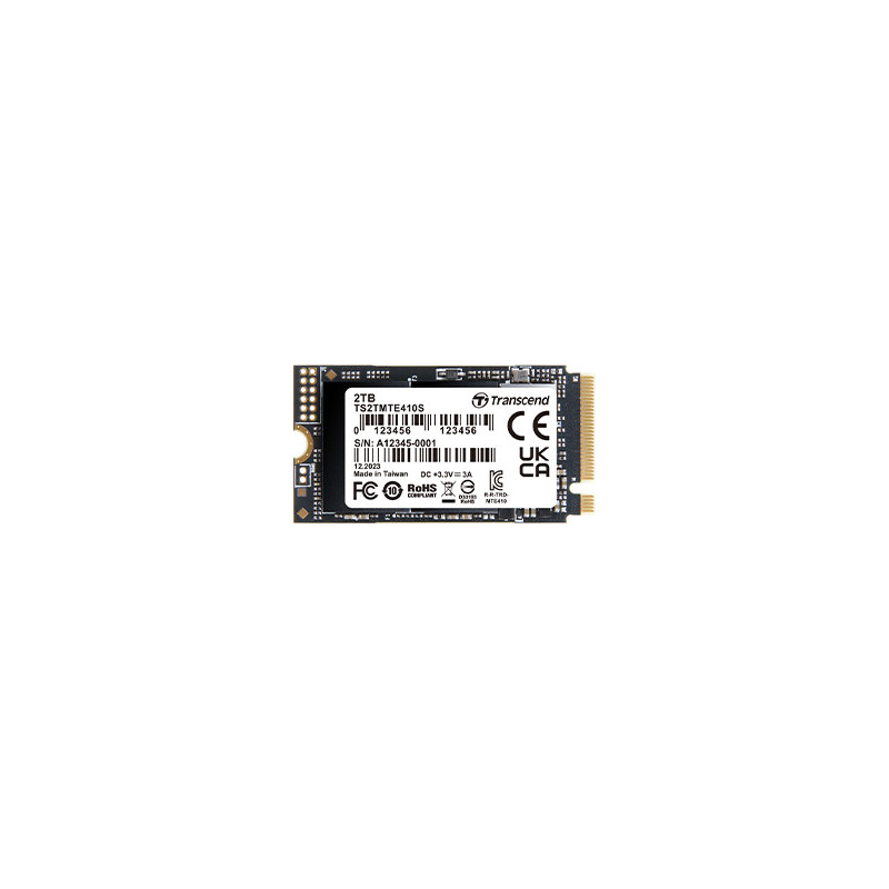 Transcend PCIe SSD 410S M.2 2 TB PCI Express 4.0 NVMe 3D NAND