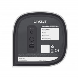 Linksys Velop Pro 7 Kolmikaista (2,4 GHz 5 GHz 6 GHz) Wi-Fi 7 (802.11be) Valkoinen 4 Sisäinen