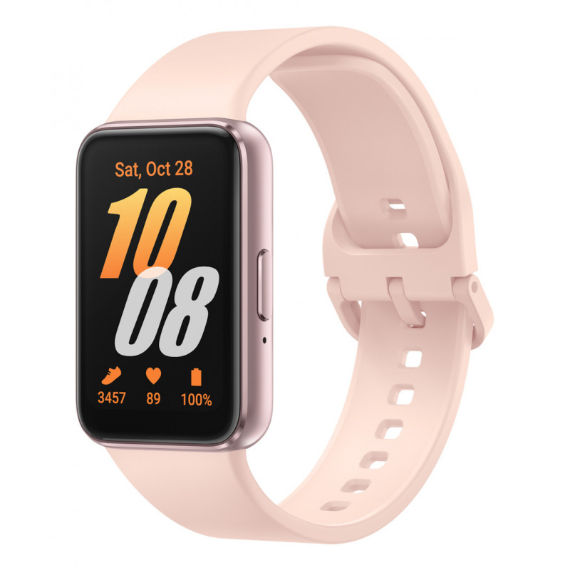 Samsung Galaxy Fit3 4,06 cm (1.6") AMOLED 40 mm Digitaalinen 256 x 402 pikseliä Kosketusnäyttö Pink gold