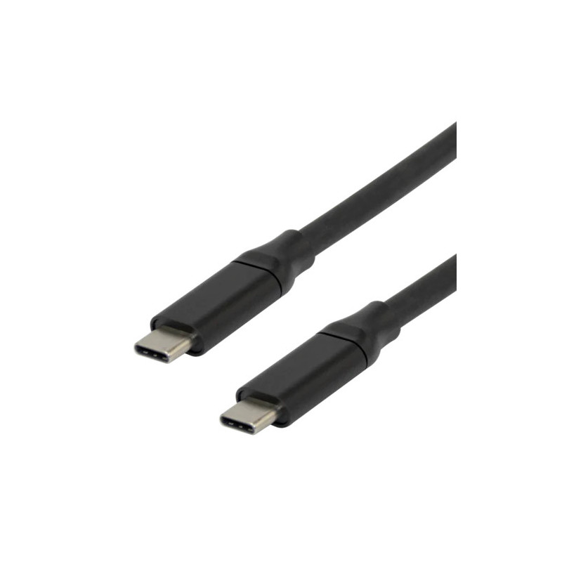 Deltaco 1902487 USB-kaapeli 5 m USB 3.2 Gen 1 (3.1 Gen 1) USB C musta