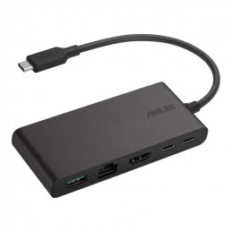 ASUS Dock 4K Langallinen USB 3.2 Gen 2 (3.1 Gen 2) Type-C musta