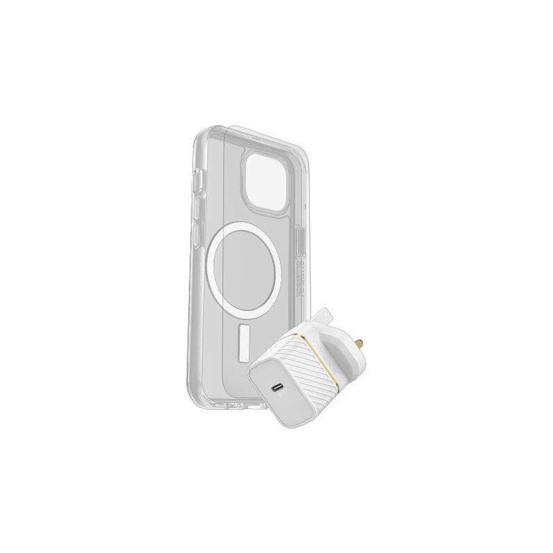 OtterBox 78-81253 matkapuhelimen suojakotelo 15,5 cm (6.1") Suojus Läpinäkyvä, Valkoinen