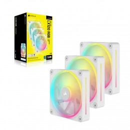 Corsair iCUE LINK LX120 RGB Tietokonekotelo Tuuletin 12 cm Valkoinen 3 kpl