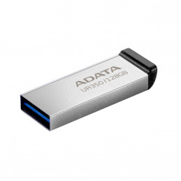 ADATA UR350 USB-muisti 128 GB USB A-tyyppi 3.2 Gen 1 (3.1 Gen 1) musta, Hopea