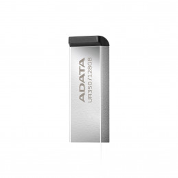 ADATA UR350 USB-muisti 128 GB USB A-tyyppi 3.2 Gen 1 (3.1 Gen 1) musta, Hopea