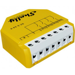 Shelly Qubino Wave i4 DC Älykytkin Keltainen