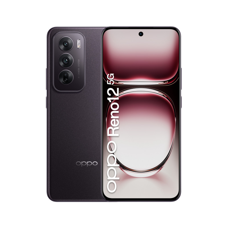 OPPO Reno12 5G 17 cm (6.7") Kaksois-SIM Android 14 USB Type-C 12 GB 256 GB 5000 mAh musta