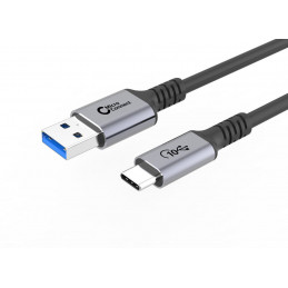 Microconnect USB3.2AC2 USB-kaapeli USB 3.2 Gen 2 (3.1 Gen 2) 2 m USB C USB A musta