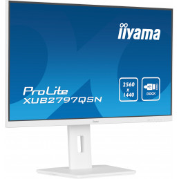 iiyama ProLite XUB2797QSN-W1 tietokoneen litteä näyttö 68,6 cm (27") 1920 x 1080 pikseliä Full HD LED Valkoinen