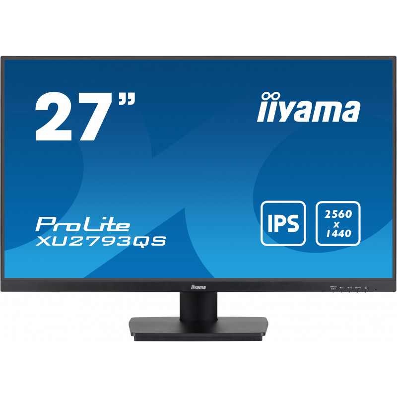 iiyama ProLite XU2793QS-B6 tietokoneen litteä näyttö 68,6 cm (27") 2560 x 1440 pikseliä 2K Ultra HD LED musta