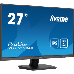 iiyama ProLite XU2793QS-B6 tietokoneen litteä näyttö 68,6 cm (27") 2560 x 1440 pikseliä 2K Ultra HD LED musta