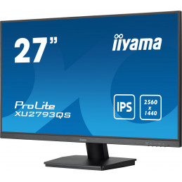 iiyama ProLite XU2793QS-B6 tietokoneen litteä näyttö 68,6 cm (27") 2560 x 1440 pikseliä 2K Ultra HD LED musta