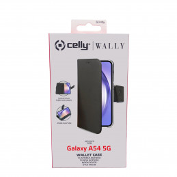 Celly WALLY1037 matkapuhelimen suojakotelo 16,3 cm (6.4") Avattava kotelo musta