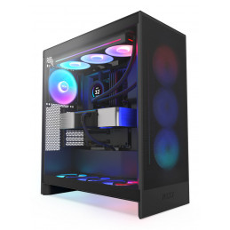 NZXT H7 Flow RGB Midi Tower musta