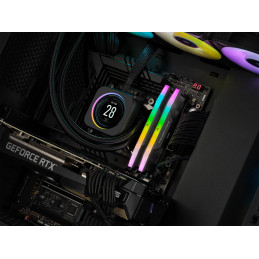 Corsair Vengeance RGB CMH32GX5M2B6000C38 muistimoduuli 32 GB 2 x 16 GB DDR5 6000 MHz