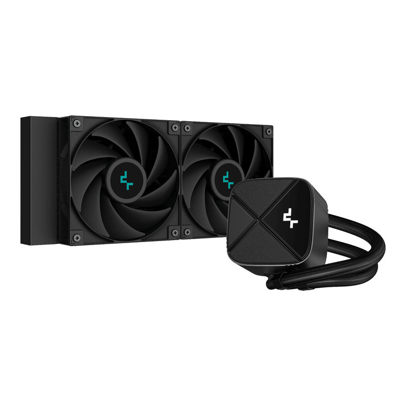 DeepCool LS520S Suoritin All-in-one-nesteenjäähdytin 12 cm musta 1 kpl