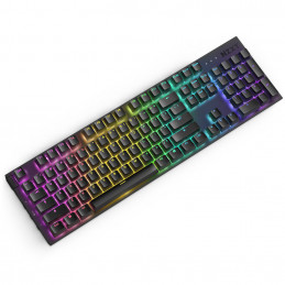 NZXT Function 2 näppäimistö Universaali USB QWERTY Tanska musta