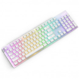 NZXT Function 2 näppäimistö Universaali USB QWERTY Tanska Valkoinen