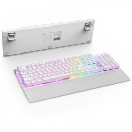 NZXT Function 2 näppäimistö Universaali USB QWERTY Tanska Valkoinen