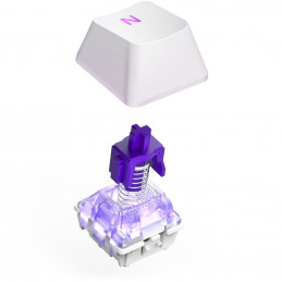 NZXT Function 2 näppäimistö Universaali USB QWERTY Tanska Valkoinen