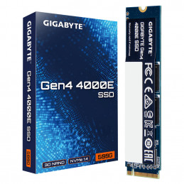 GIGABYTE Gen4 4000E M.2 500 GB PCI Express 4.0 NVMe 3D NAND