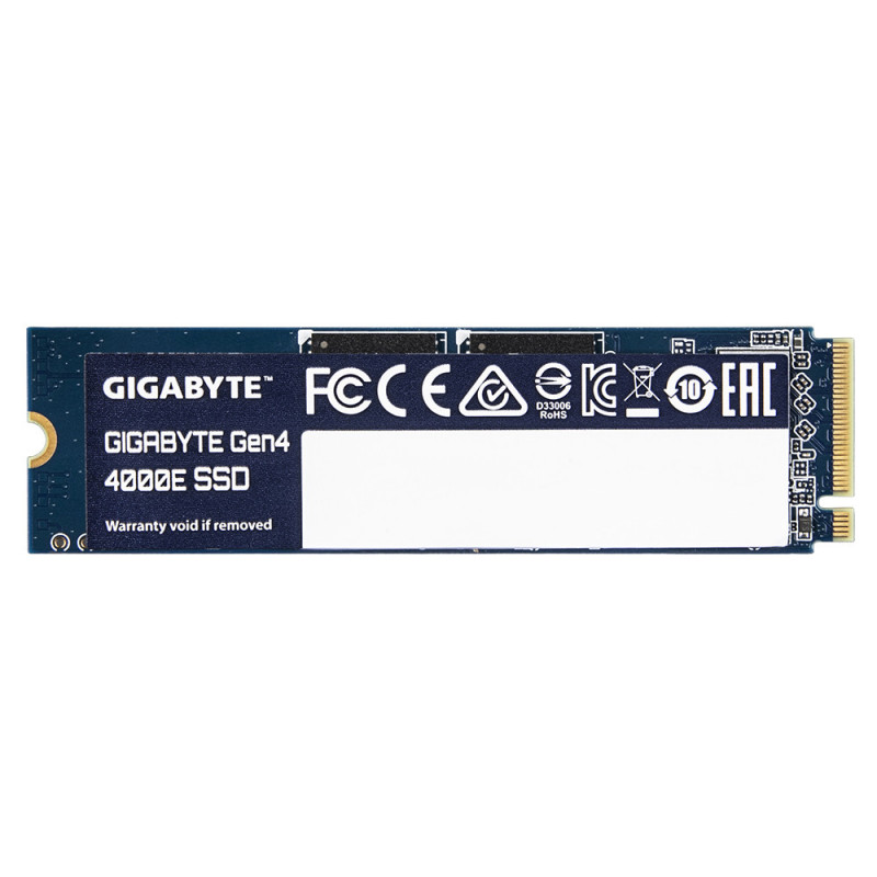 GIGABYTE Gen4 4000E M.2 250 GB PCI Express 4.0 NVMe 3D NAND