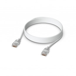 Ubiquiti UACC-Cable-Patch-EL-3M-W verkkokaapeli Läpikuultava, Valkoinen Cat6