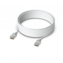 Ubiquiti UACC-Cable-Patch-EL-12M-W verkkokaapeli Läpikuultava, Valkoinen Cat6