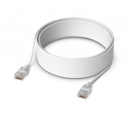 Ubiquiti UACC-Cable-Patch-EL-15M-W verkkokaapeli Läpikuultava, Valkoinen Cat6