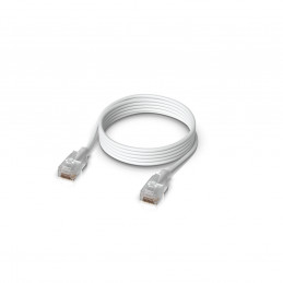 Ubiquiti UACC-Cable-Patch-EL-1M-W verkkokaapeli Läpikuultava, Valkoinen Cat6