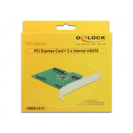 DeLOCK 89479 liitäntäkortti -sovitin Sisäinen mSATA