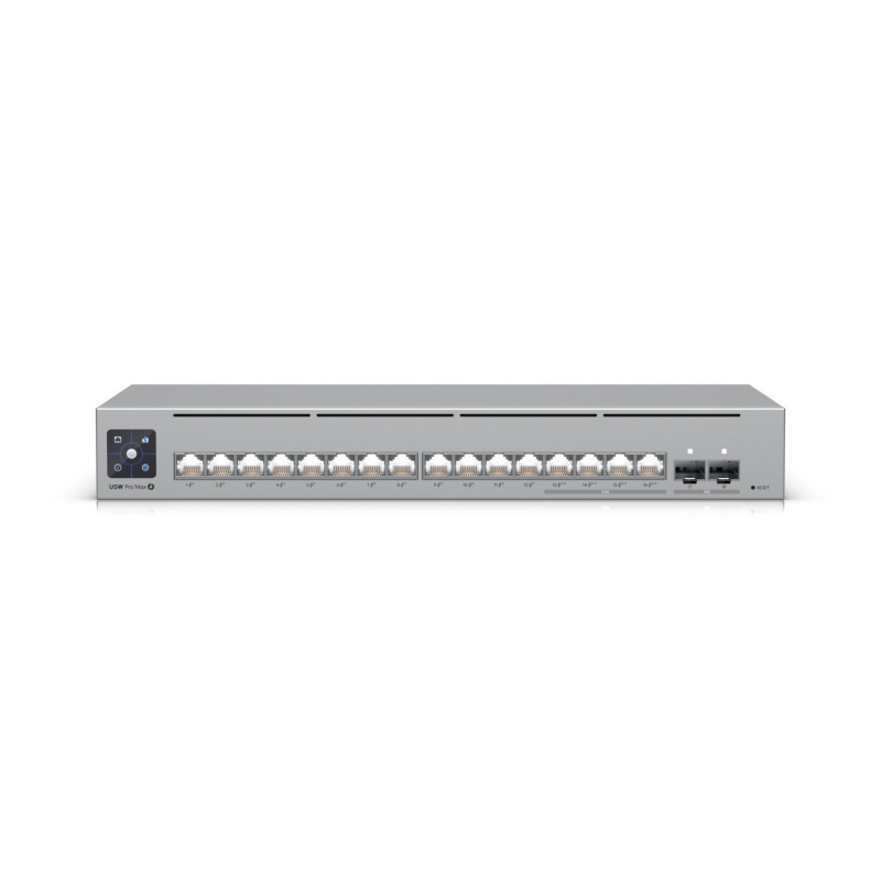 Ubiquiti Pro Max 16 PoE Hallittu L3 Gigabit Ethernet (10 100 1000) Power over Ethernet -tuki Harmaa