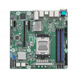 Asrock B650D4U-2L2T BCM emolevy AMD B650 Express Pistoke AM5 mikro ATX