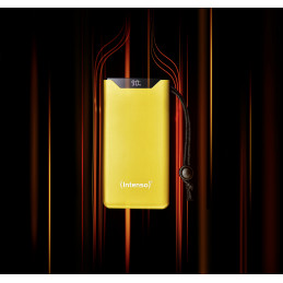 Intenso 7332039 akku- ja paristolaturi Litium polymeeri (LiPo) 10000 mAh Keltainen