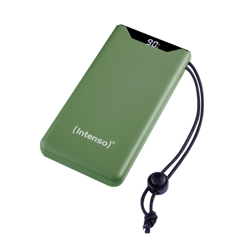 Intenso 7332037 akku- ja paristolaturi Litium polymeeri (LiPo) 10000 mAh Vihreä