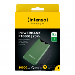 Intenso 7332037 akku- ja paristolaturi Litium polymeeri (LiPo) 10000 mAh Vihreä