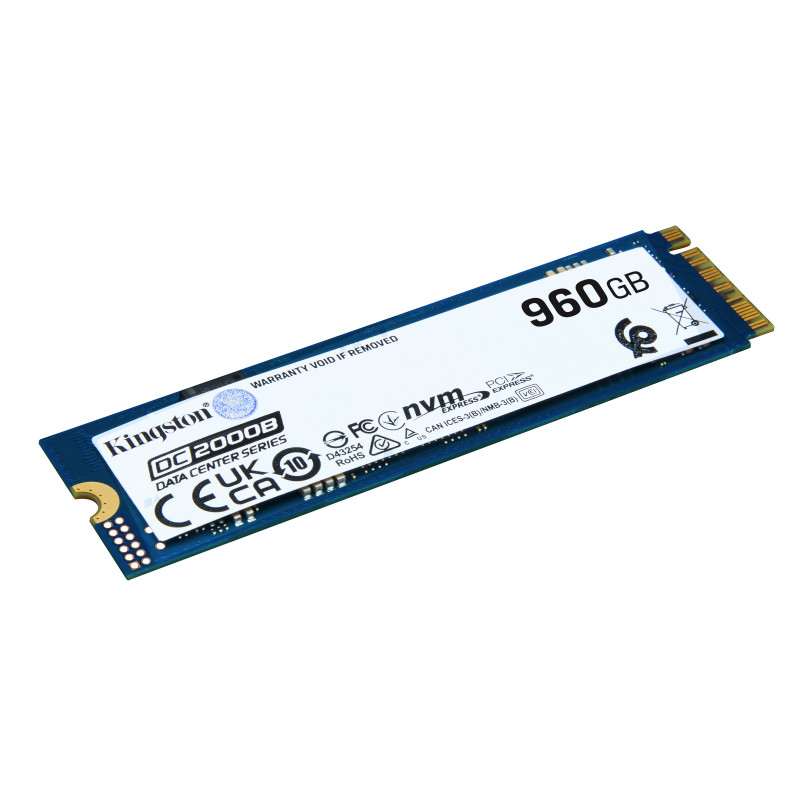 Kingston Technology DC2000B M.2 960 GB PCI Express 4.0 NVMe 3D TLC