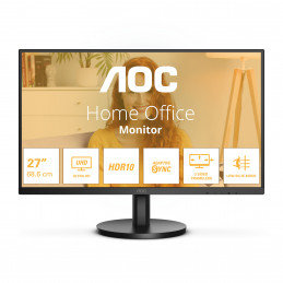 AOC B3 U27B3M tietokoneen litteä näyttö 68,6 cm (27") 3840 x 2160 pikseliä 4K Ultra HD LCD musta