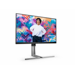 AOC Q27U3CV tietokoneen litteä näyttö 68,6 cm (27") 2560 x 1440 pikseliä 4K Ultra HD LCD musta