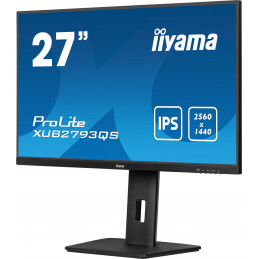 iiyama ProLite XU2793QS-B6 tietokoneen litteä näyttö 68,6 cm (27") 2560 x 1440 pikseliä 2K Ultra HD LED musta