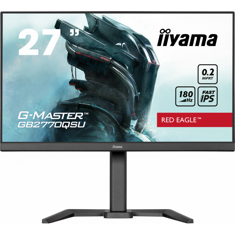 iiyama G-MASTER GB2770QSU-B6 tietokoneen litteä näyttö 68,6 cm (27") 2560 x 1440 pikseliä 2K Ultra HD LCD musta