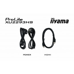 iiyama ProLite XU2293HS-B6 tietokoneen litteä näyttö 54,6 cm (21.5") 1920 x 1080 pikseliä Full HD LED musta