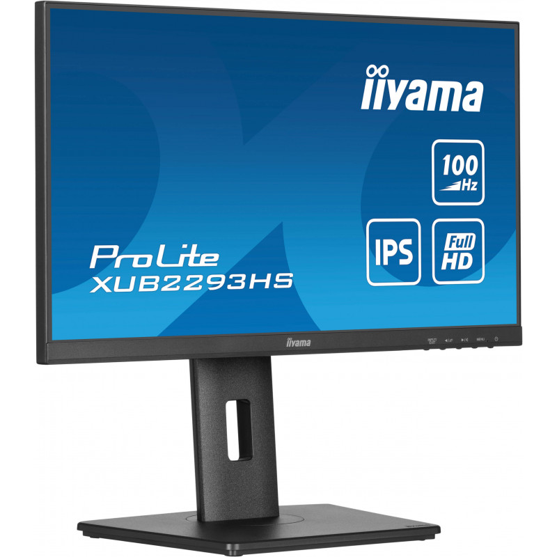 iiyama ProLite XUB2293HS-B6 tietokoneen litteä näyttö 54,6 cm (21.5") 1920 x 1080 pikseliä Full HD LED musta