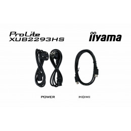 iiyama ProLite XUB2293HS-B6 tietokoneen litteä näyttö 54,6 cm (21.5") 1920 x 1080 pikseliä Full HD LED musta