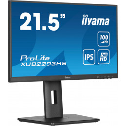 iiyama ProLite XUB2293HS-B6 tietokoneen litteä näyttö 54,6 cm (21.5") 1920 x 1080 pikseliä Full HD LED musta