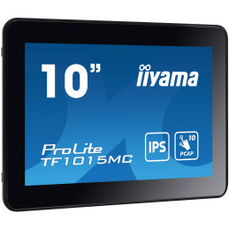 iiyama TF1015MC-B3 infonäyttö Interaktiivinen litteä paneeli 25,6 cm (10.1") LED 500 cd m² HD musta Kosketusnäyttö