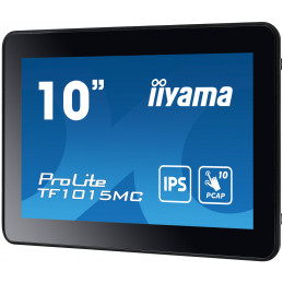 iiyama TF1015MC-B3 infonäyttö Interaktiivinen litteä paneeli 25,6 cm (10.1") LED 500 cd m² HD musta Kosketusnäyttö